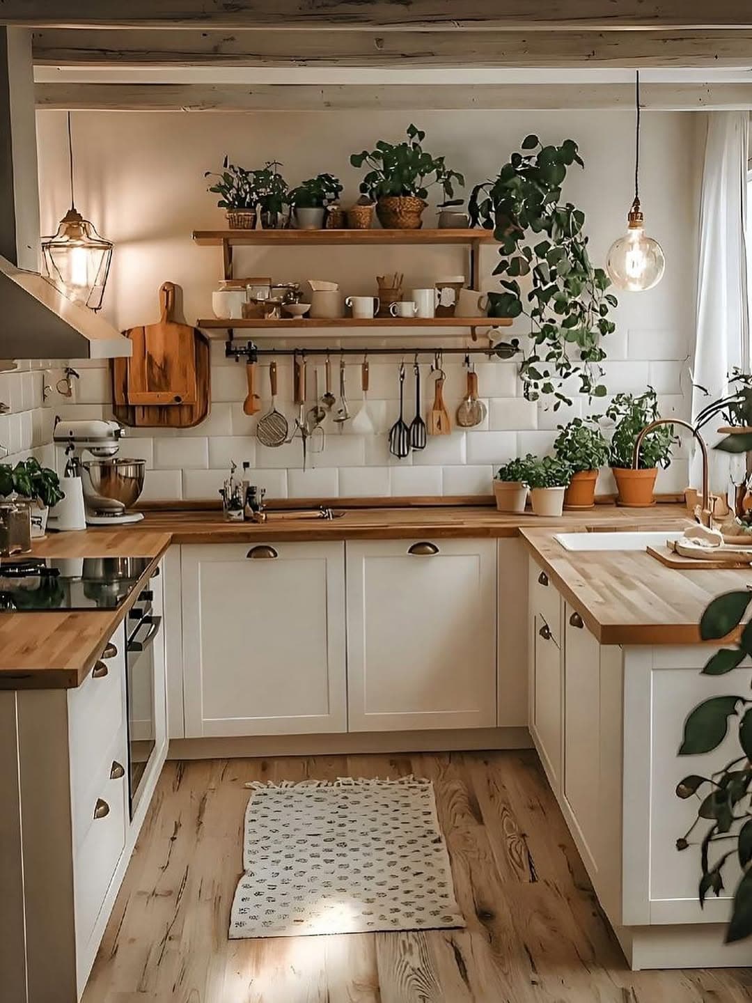 Bohemian Farmhouse Kitchen Goals