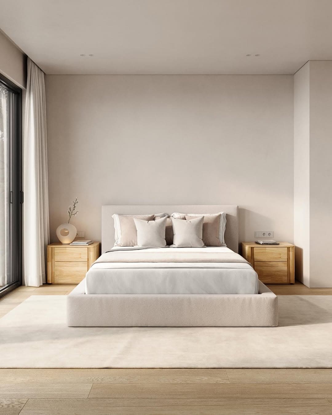 Minimalist Serene Bedroom Oasis