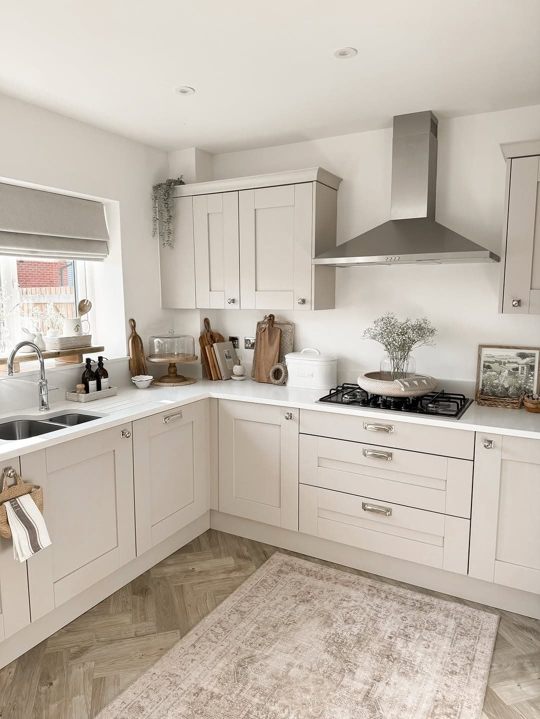 Serene Neutral Modern Farmhouse Kitchen