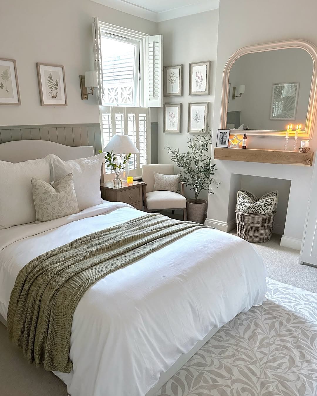 Serene Sage Green Bedroom Oasis